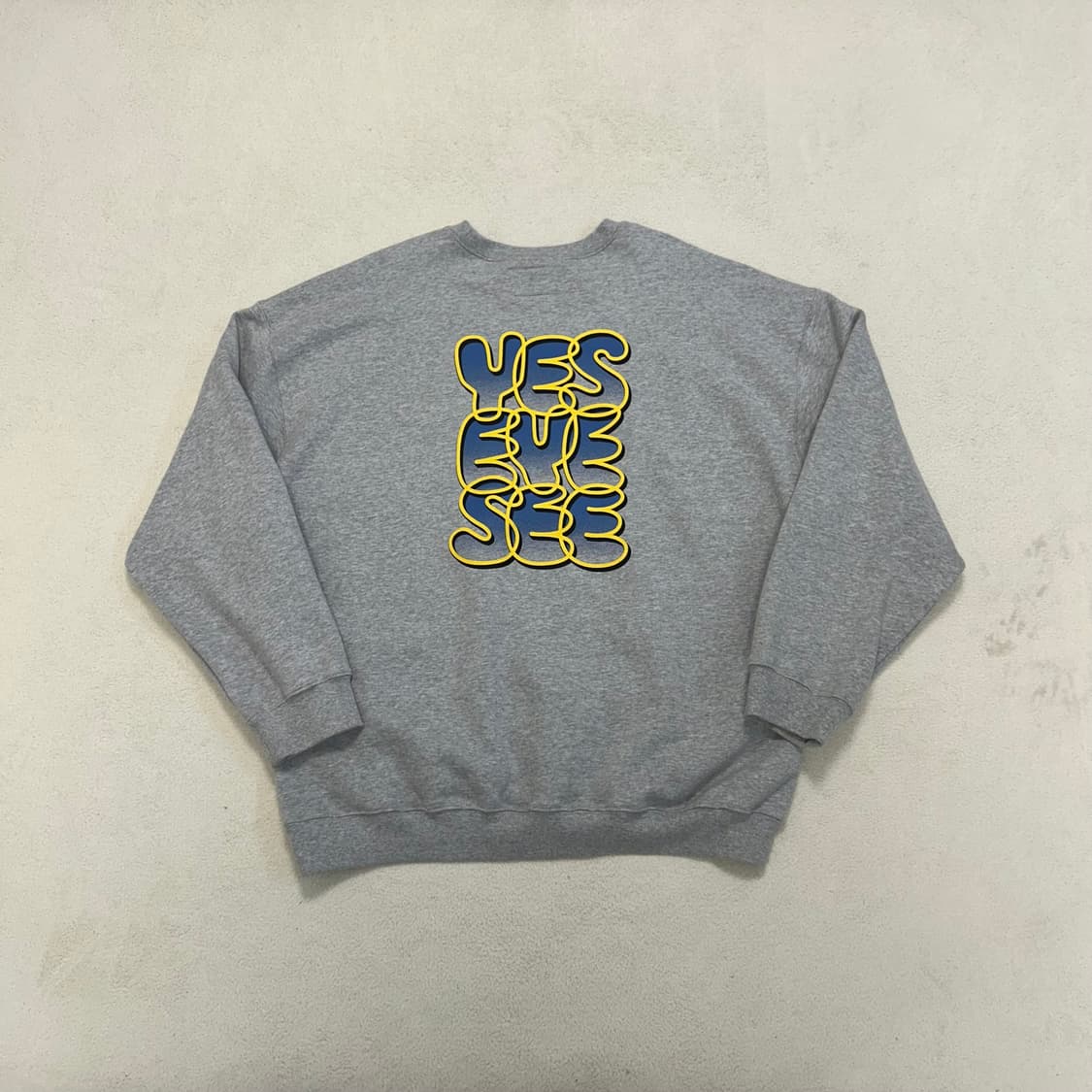 YESEYESEE gray sweatshirts 상품이미지6