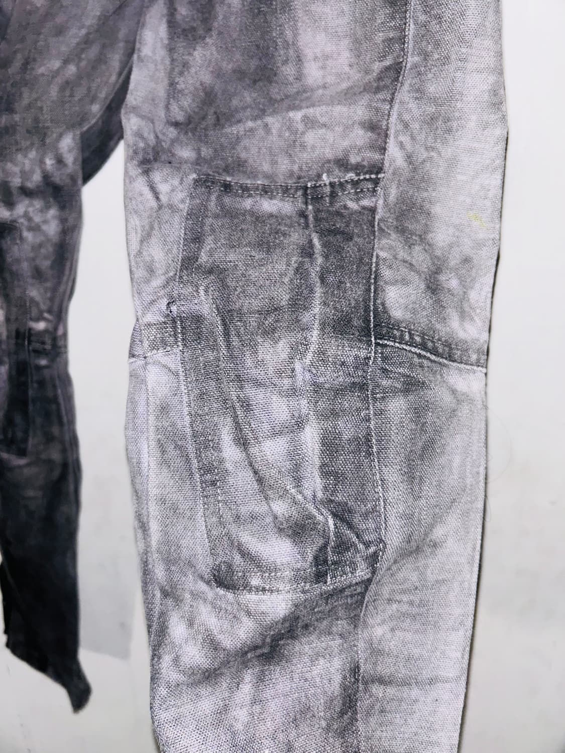 Balmain 발망 그레이 바이커 데님 팬츠 상품이미지3