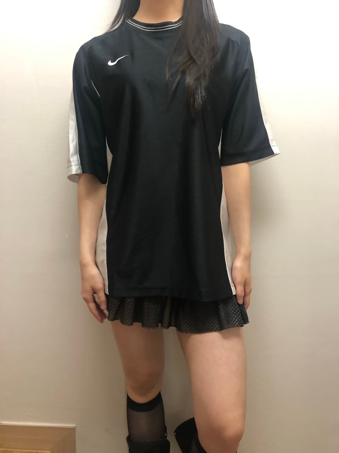 빈티지 나이키 블랙 스포티 반팔 상품이미지1