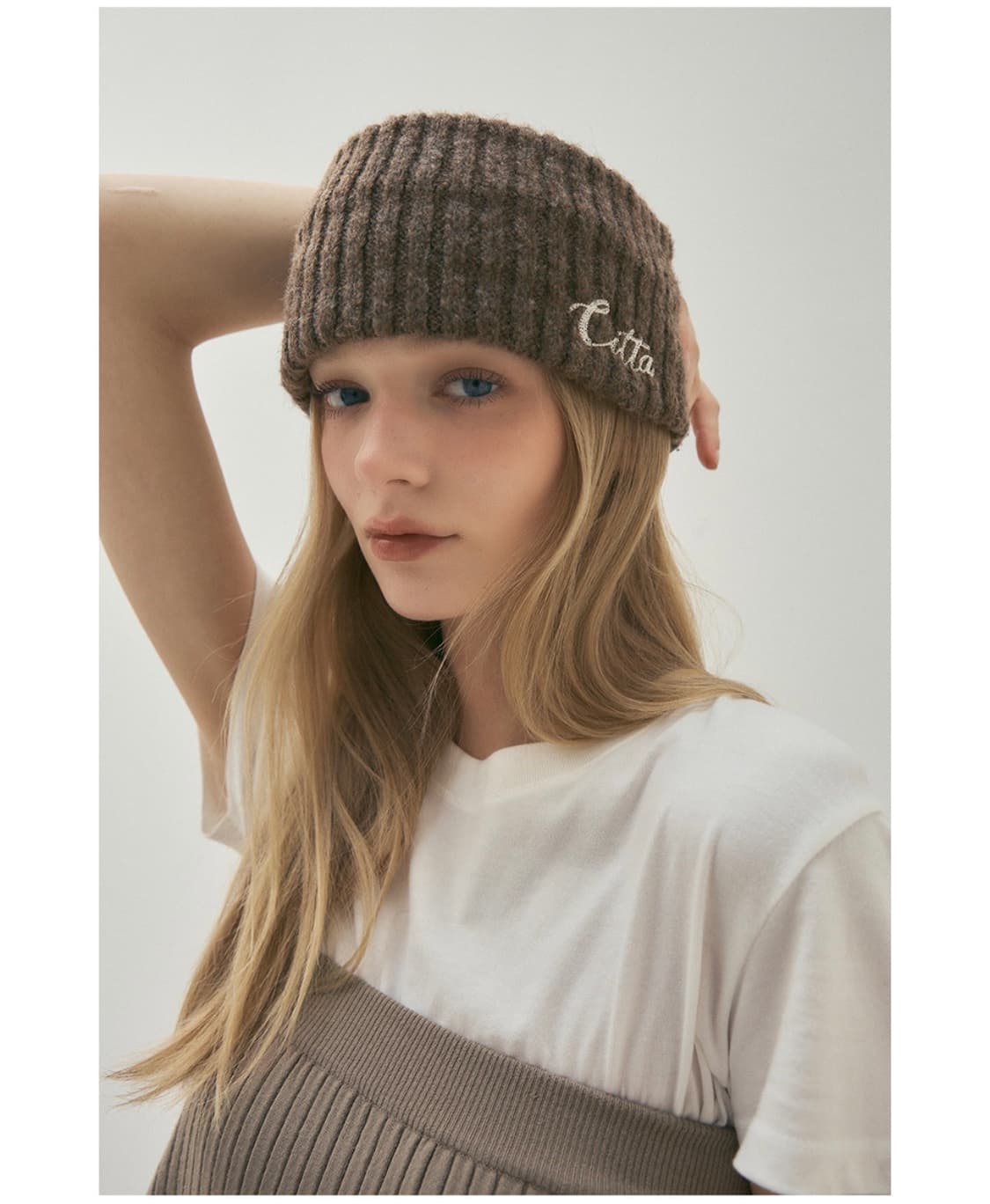 씨타 헤어밴드 Signature Logo Knit Hair Band 상품이미지2