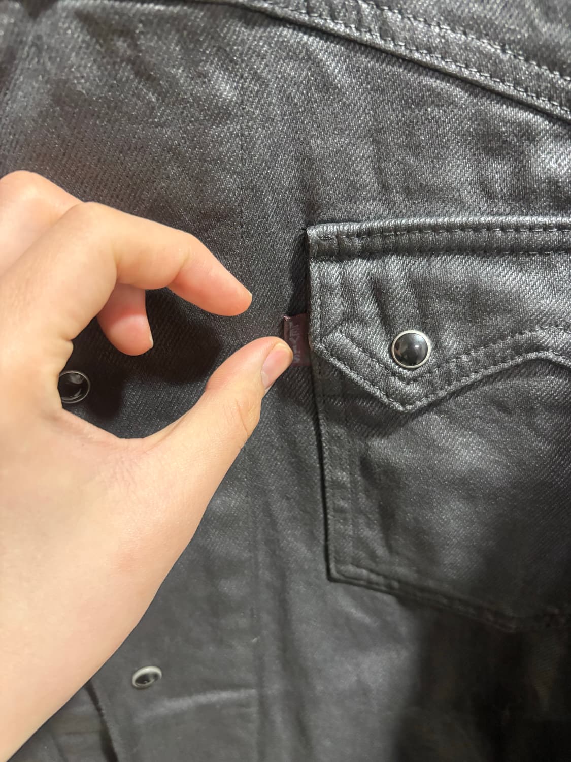 리바이스 프리미엄 웨스턴 코팅 트러커 자켓 xl 상품이미지5