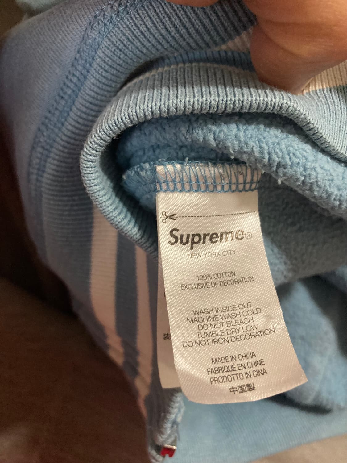 슈프림 x 꼼데가르송 준야 와타나베 후드 집업 팝니다 상품이미지5