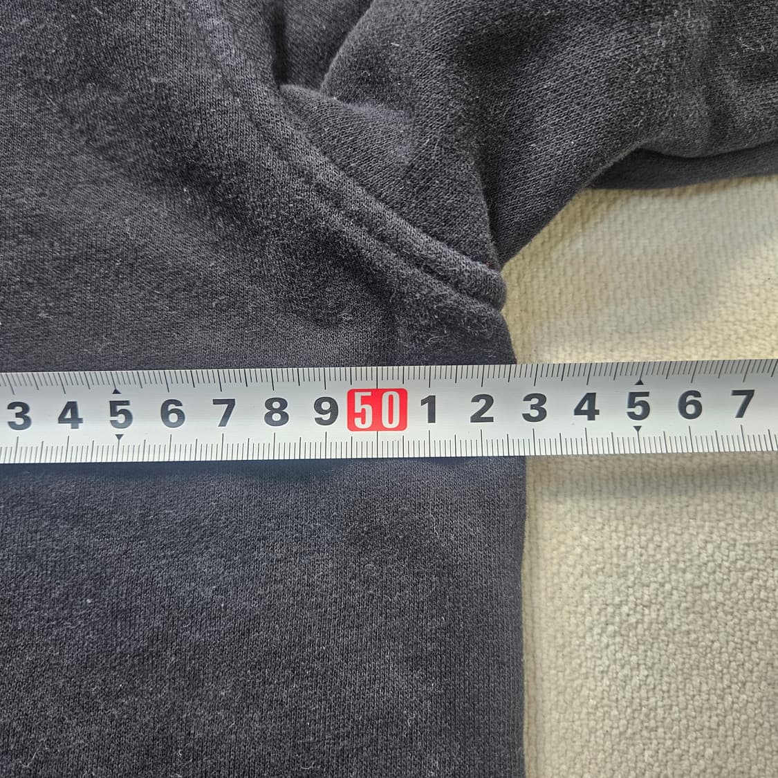 M 갭 블랙 기모 후드티 0325Y 상품이미지6