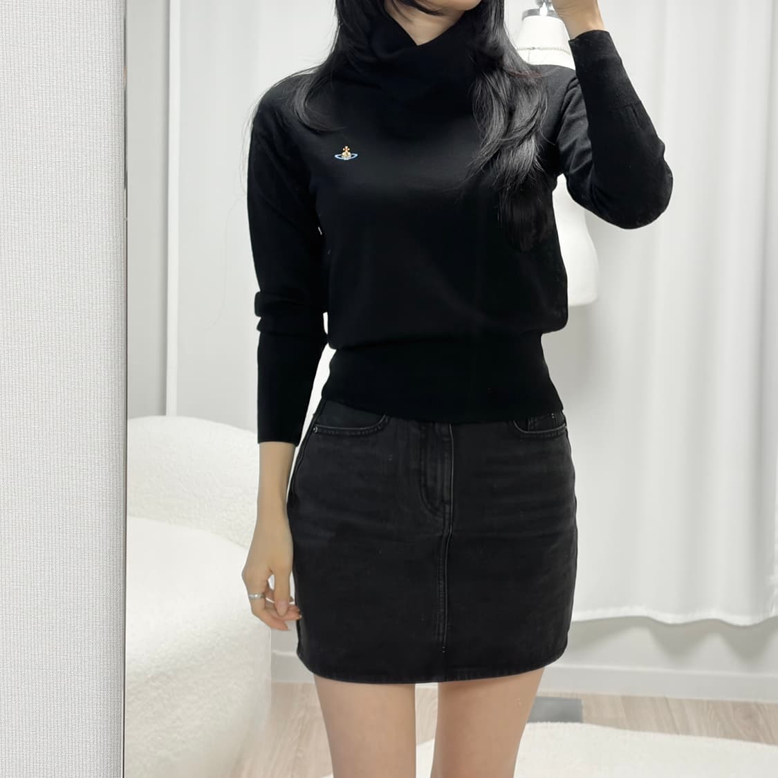 비비안웨스트우드 라나울 하이넥 니트 상품이미지1