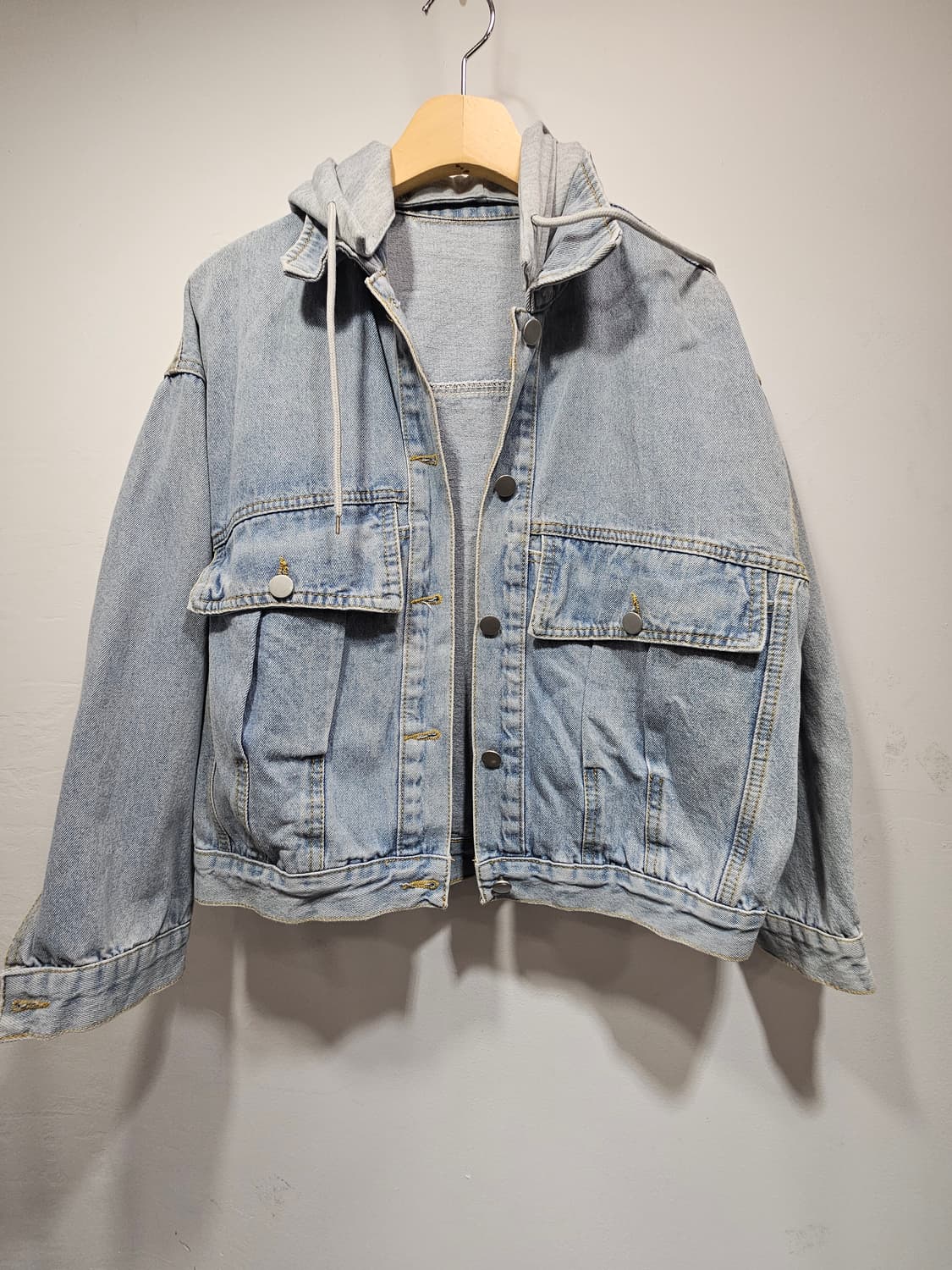 후드 탈부착 청자켓 상품이미지5