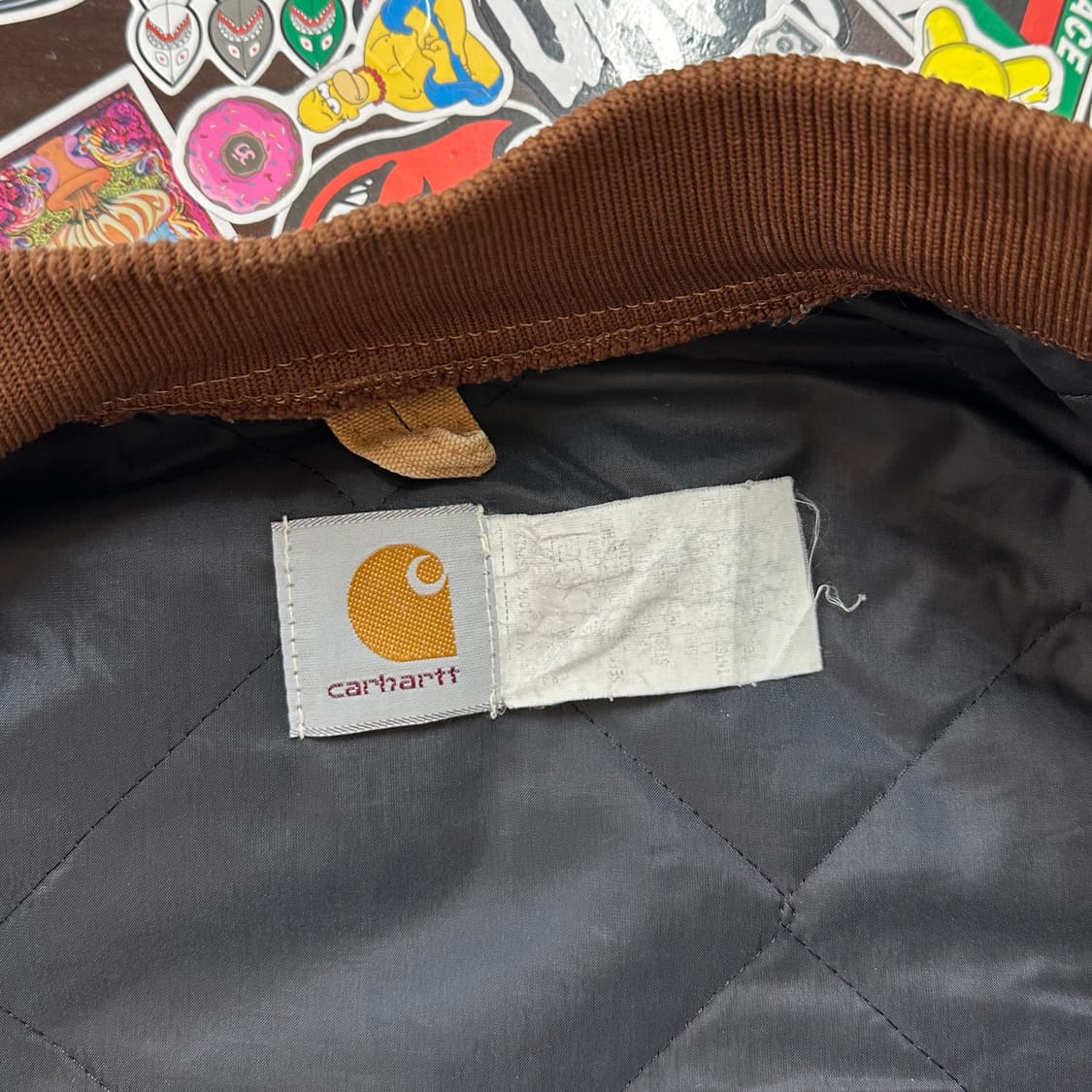 90s USA 칼하트 V01-BRN 베스트 M 상품이미지8