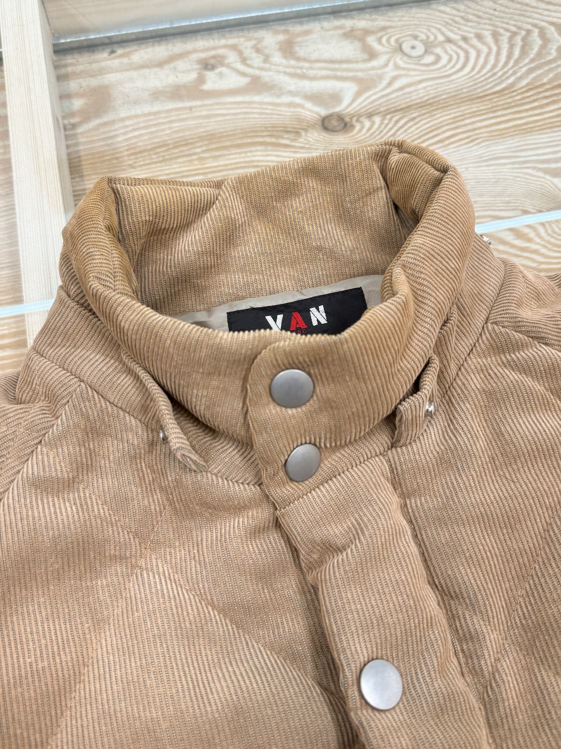 반작 코듀로이 퀼티드 후드 점퍼 상품이미지6