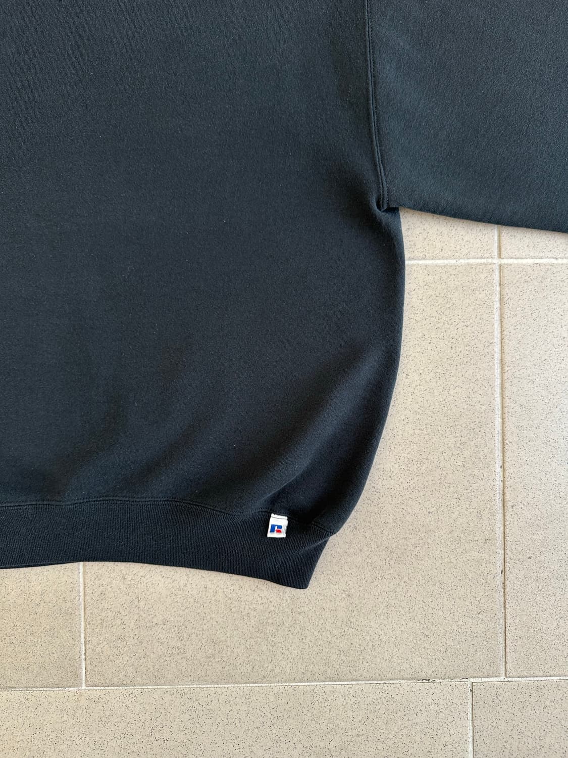 90s 빈티지 러셀 스웻셔츠 블랙 XL USA 상품이미지3