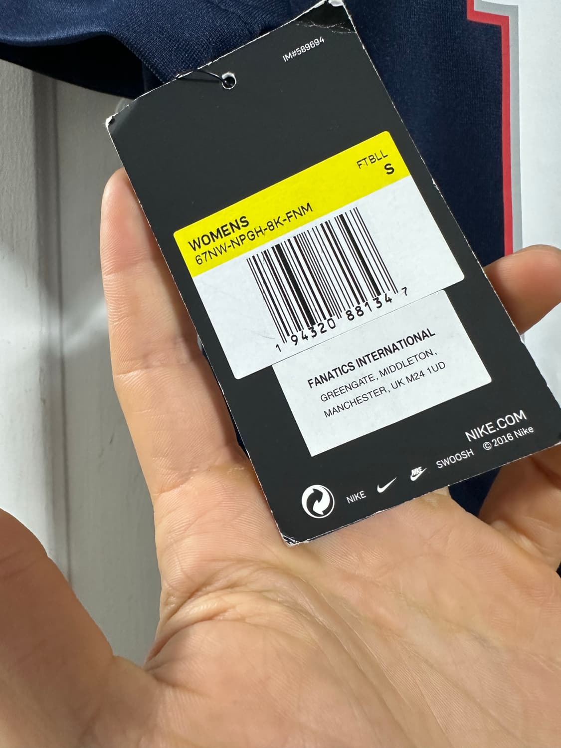 나이키 NFL 뉴잉글랜드 패트리어츠 메이 저지 상품이미지3