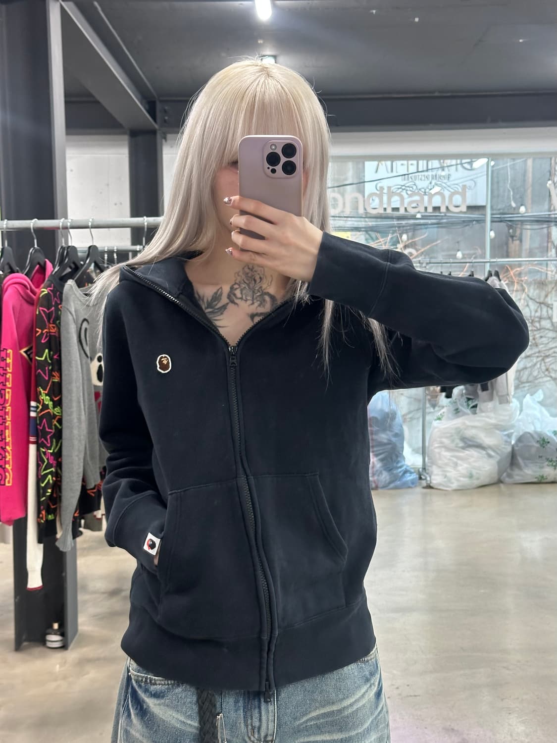 베이프 원 포인트 풀집업 상품이미지3