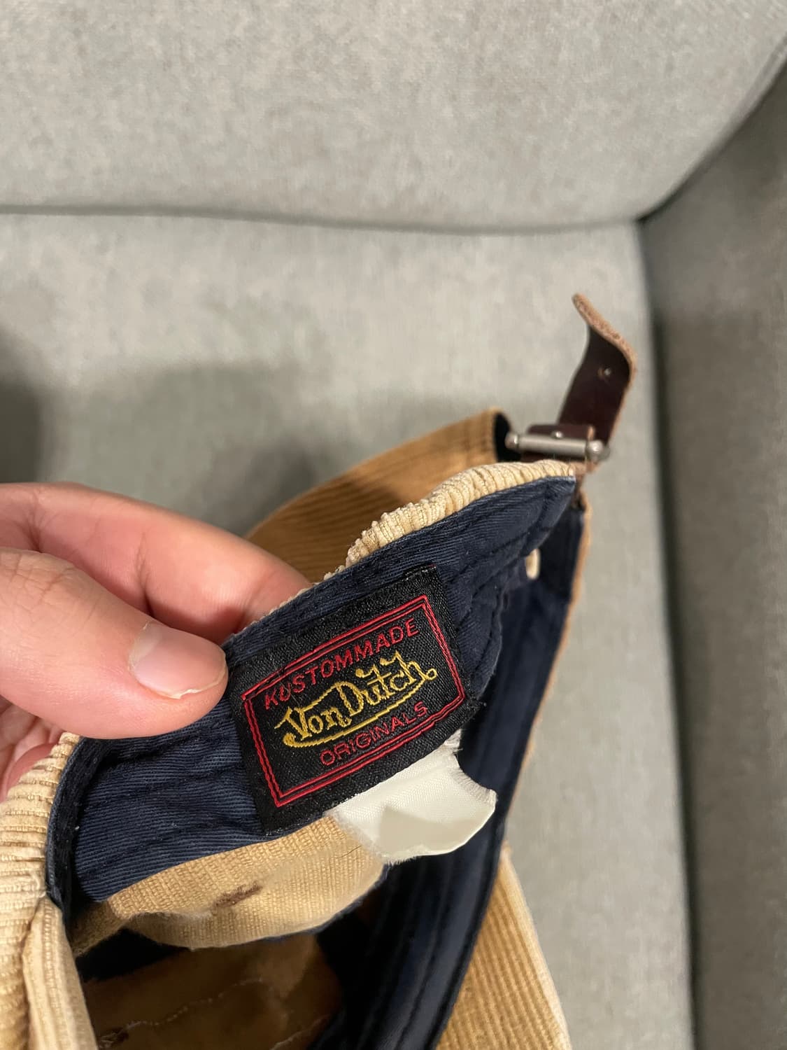 Von Dutch 빈티지 본더치 코듀로이 볼캡 상품이미지6