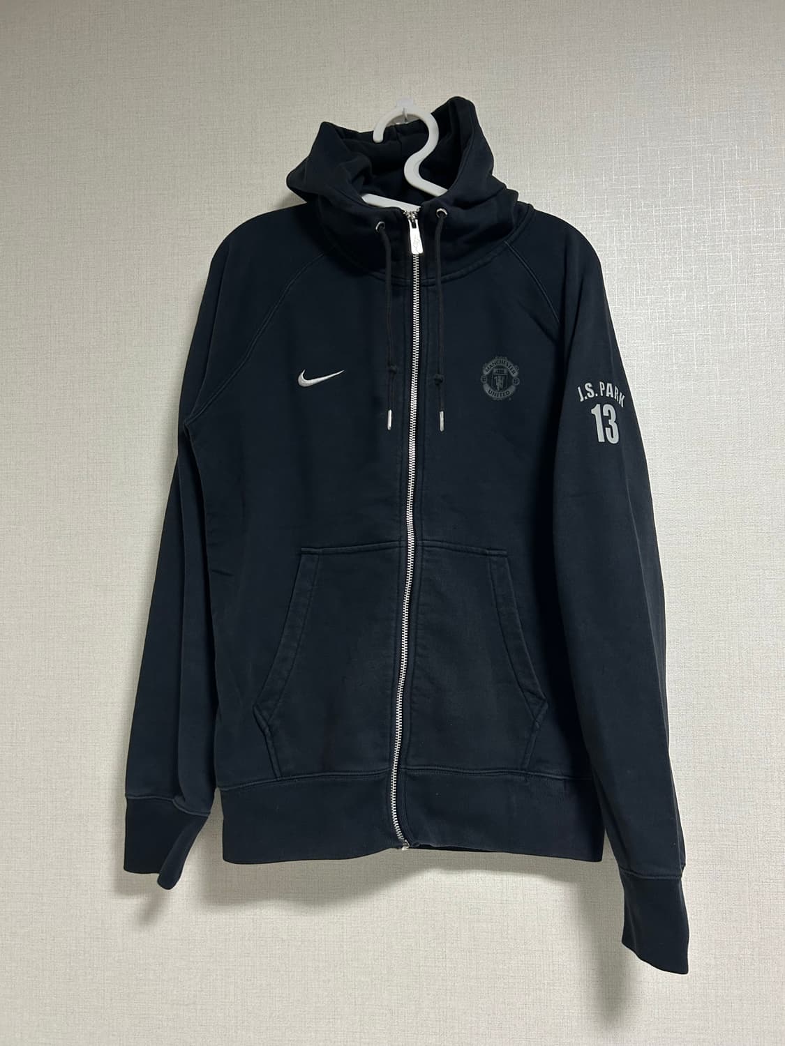 나이키 맨체스터 유나이티드 맨유 박지성 후드집업 블랙 M 상품이미지5