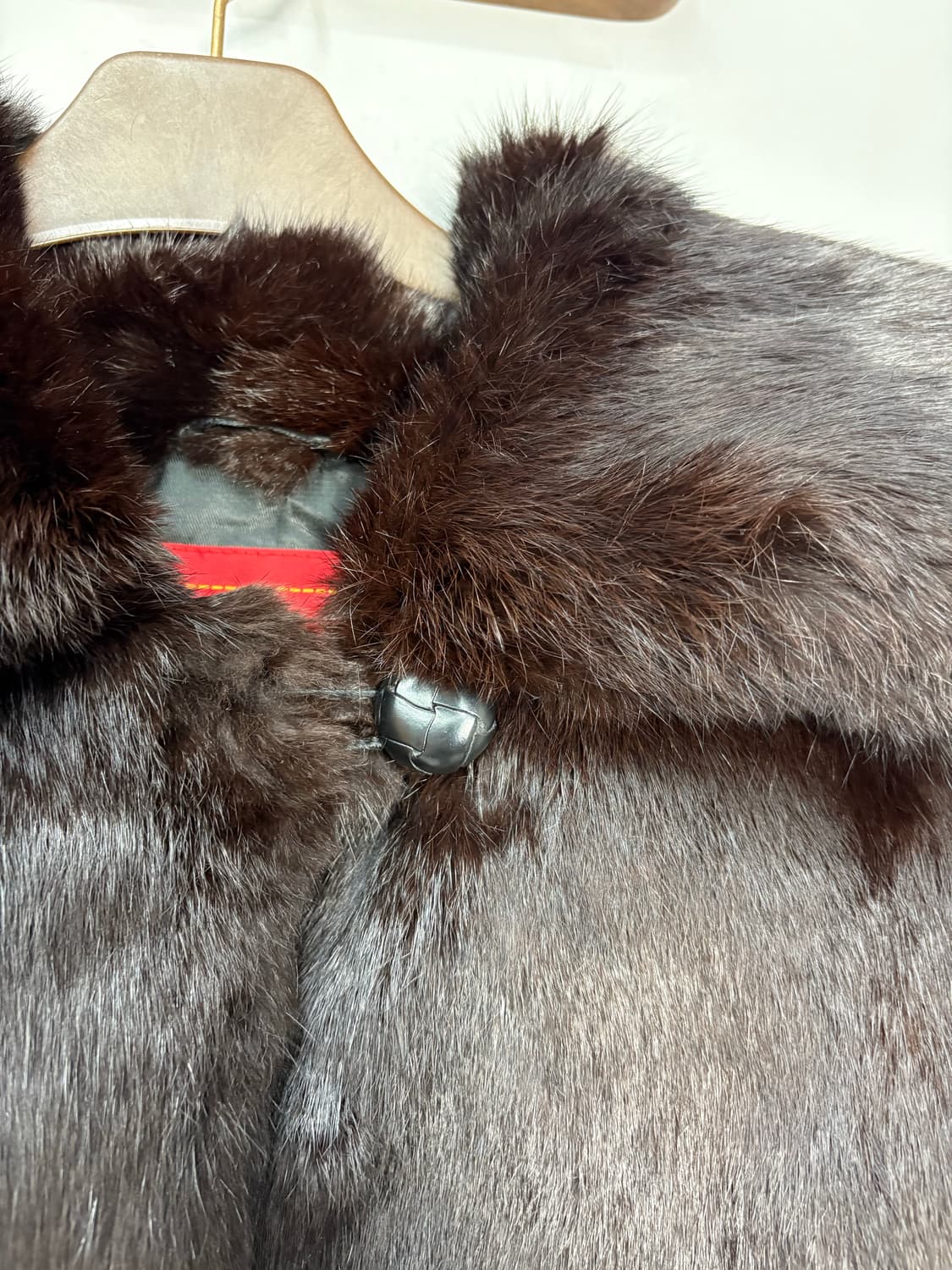 Vert Dense 모피 안감 레이온 퍼 자켓 A3503 상품이미지3