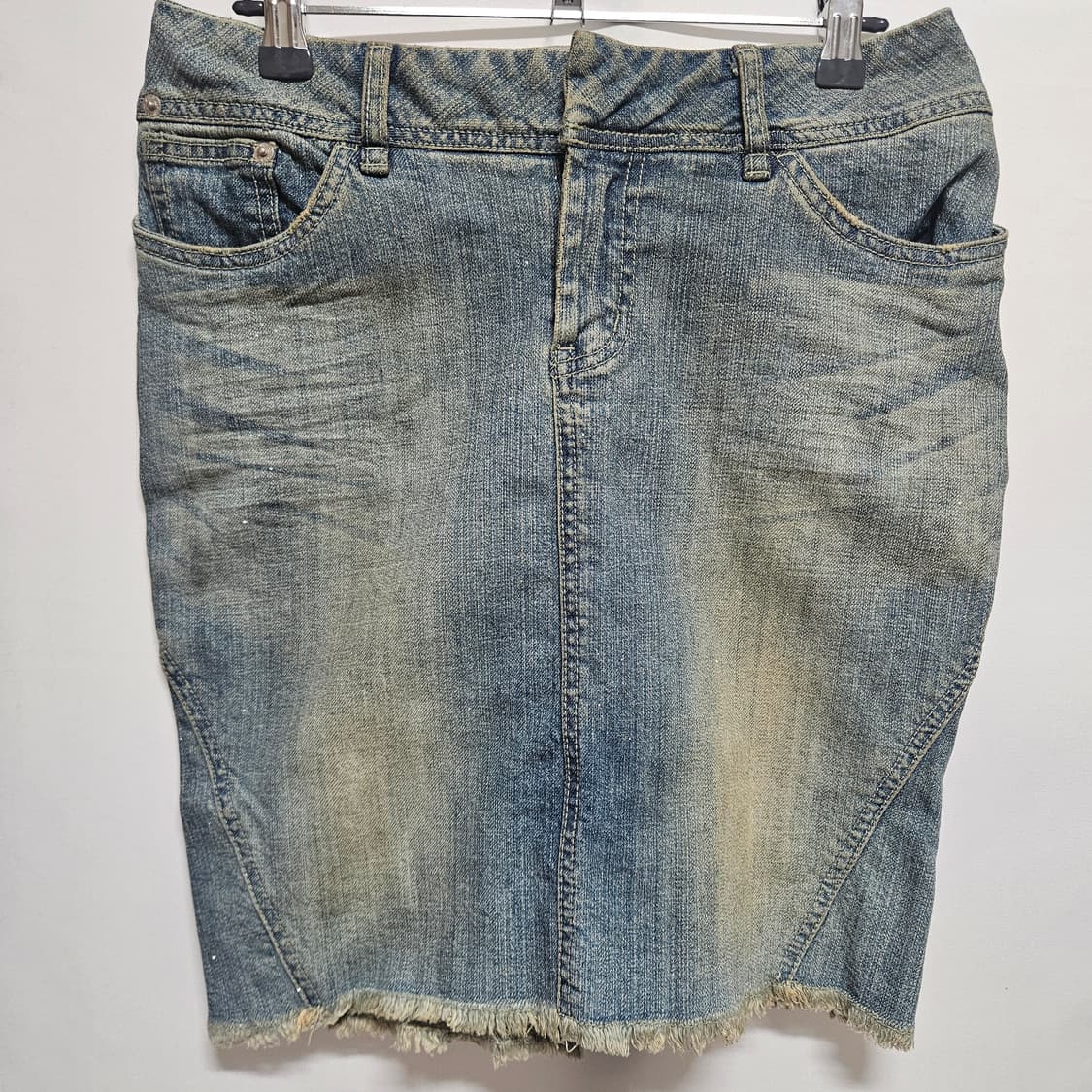 Japan Vintage 글리터 데님 스커트 S 상품이미지1