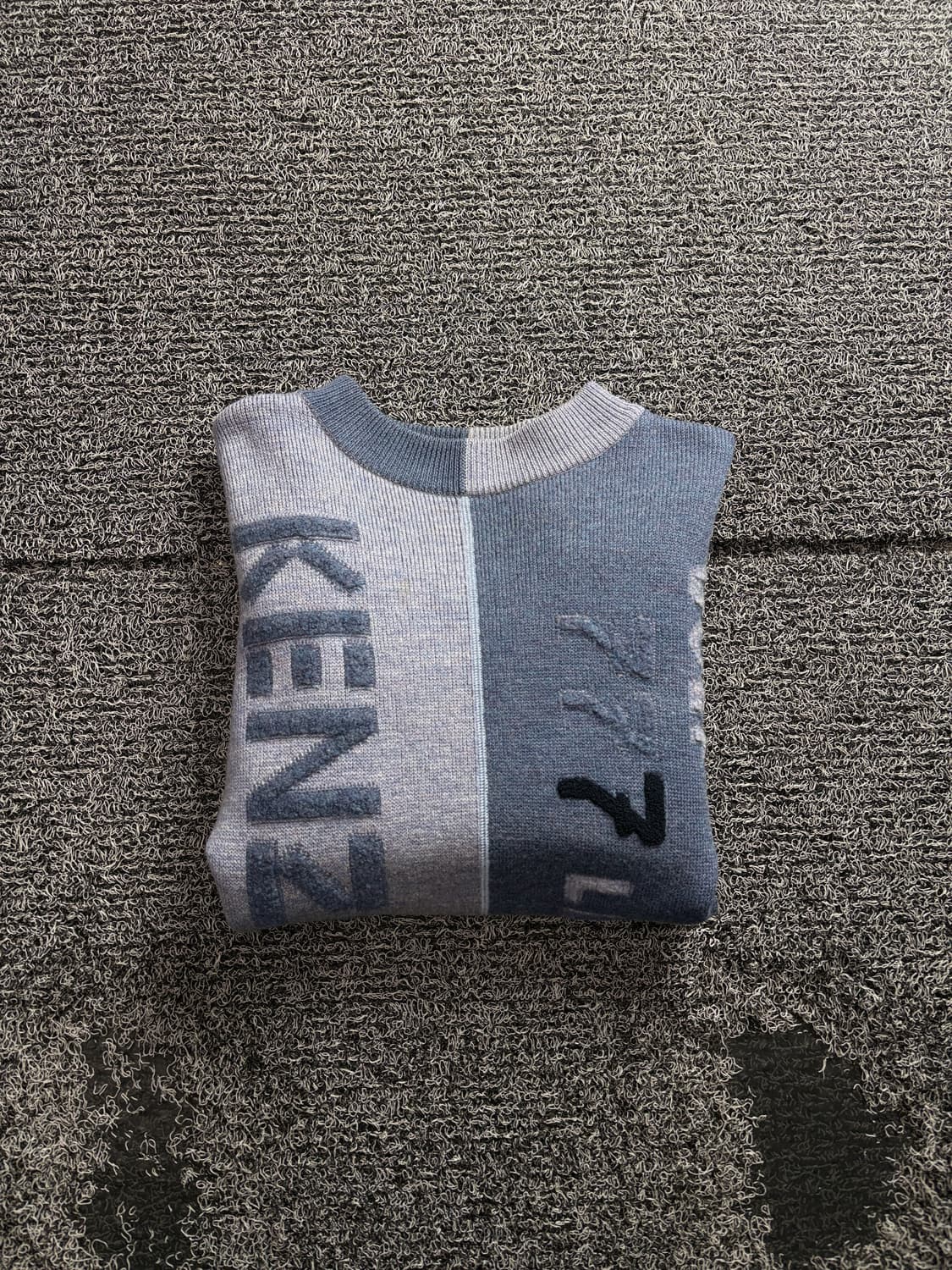90s 겐조 아카이브 스팰아웃 디테일 배색 니트 3329 상품이미지1
