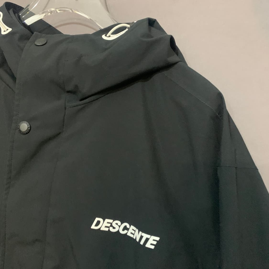 L 데상트 아카이브 V절개 레인코트 롱 바람막이 상품이미지8