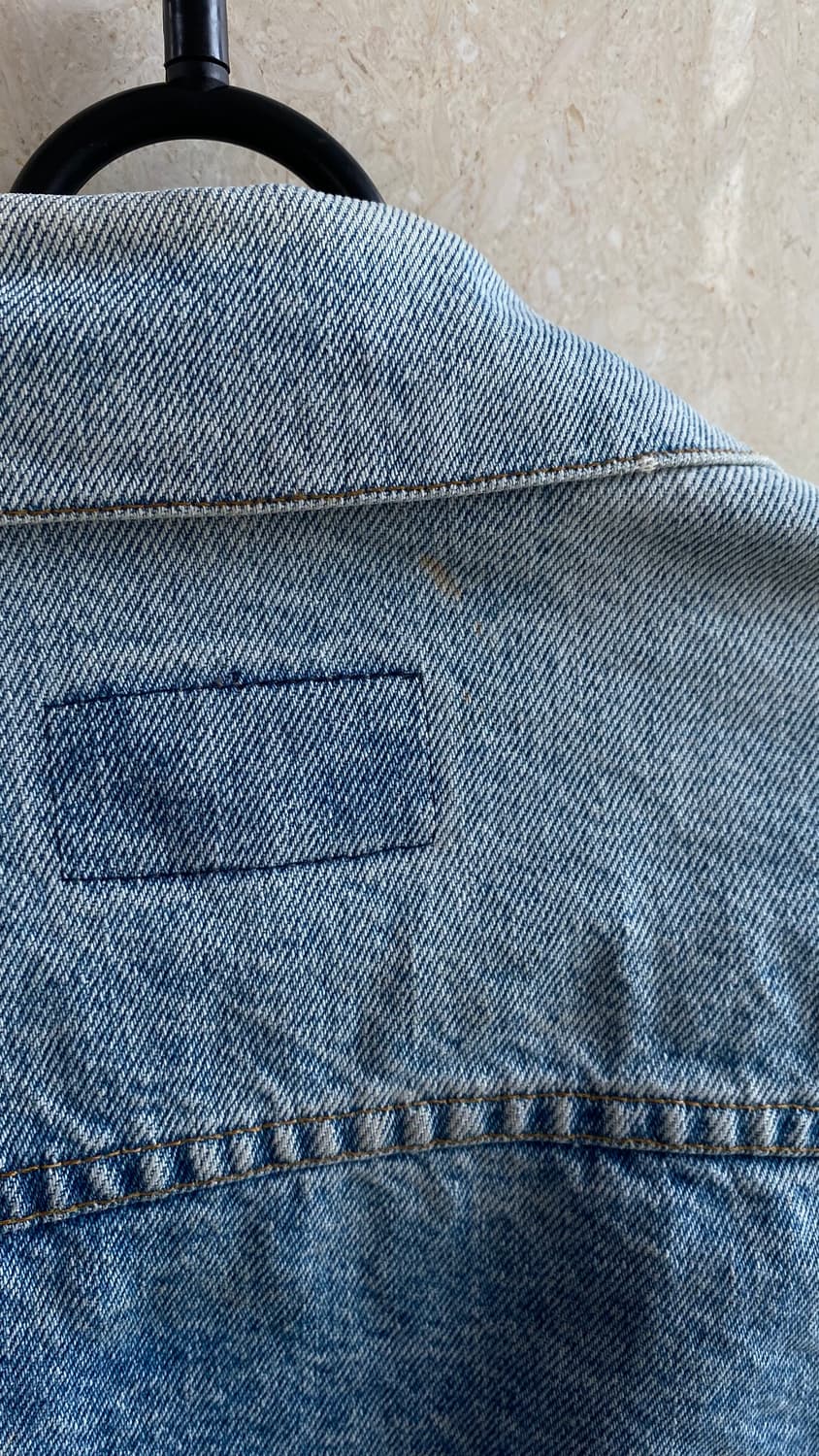 USA 리바이스 80-90년대 트러커 포켓 청자켓(미스터리 메세지) 상품이미지6