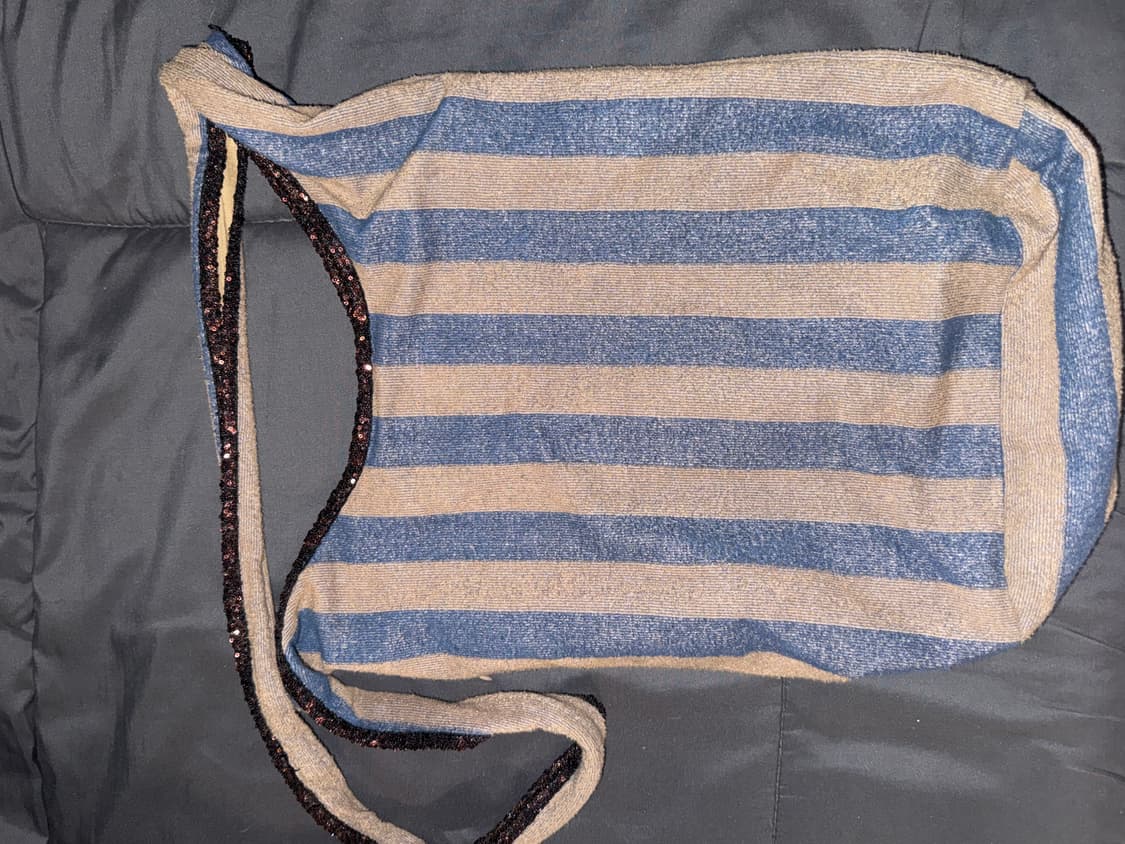 스컬프터 테리 호보백 브라운 새상품급 상품이미지5