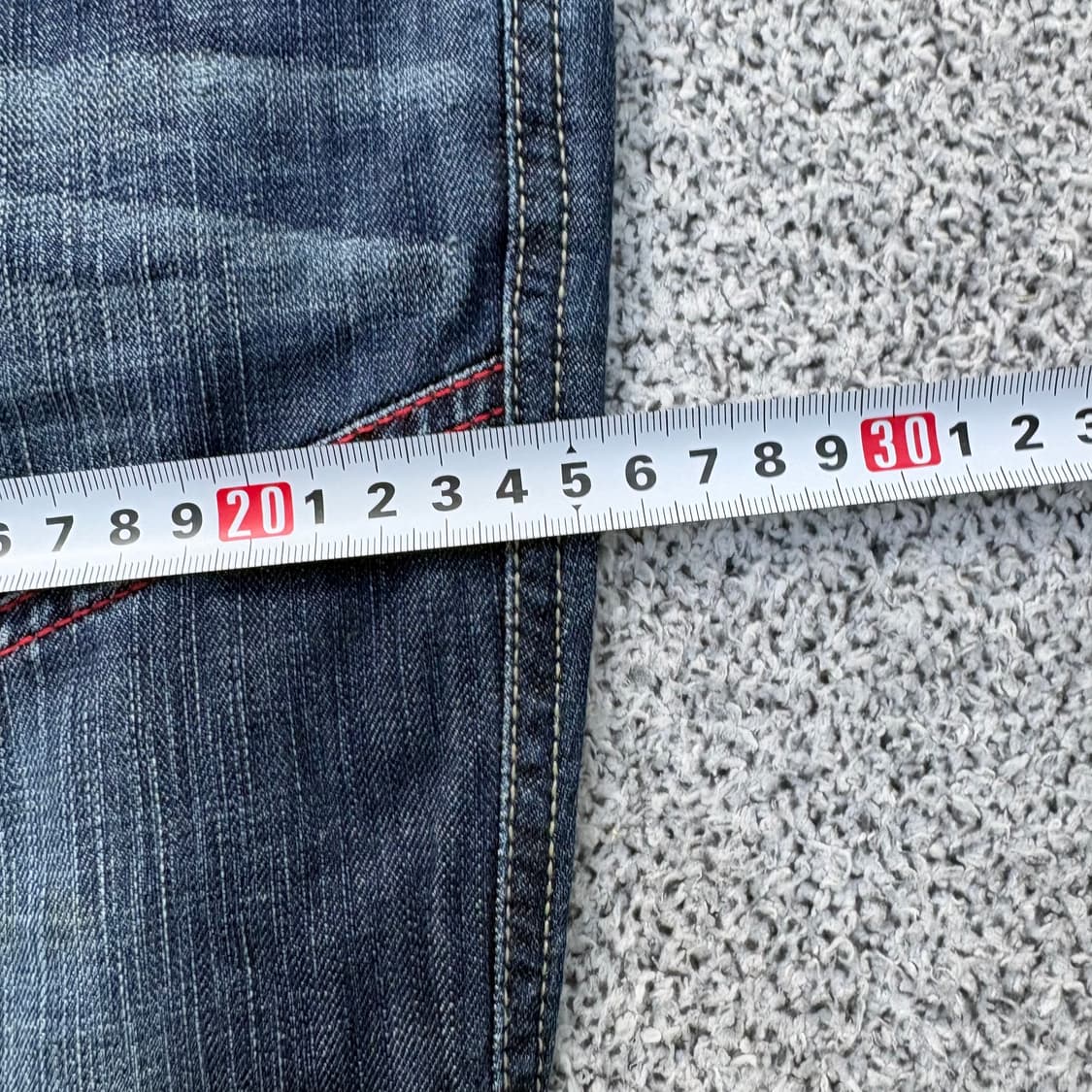 70-94 후부 데님 팬츠 7부 청바지 0312J 상품이미지6