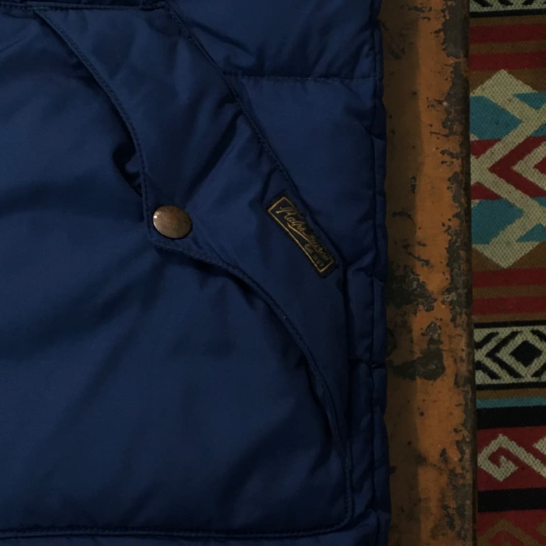 폴로랄프로렌 네이비 베이지 리버시블패딩 조끼 남성 102 여성 프리 상품이미지7