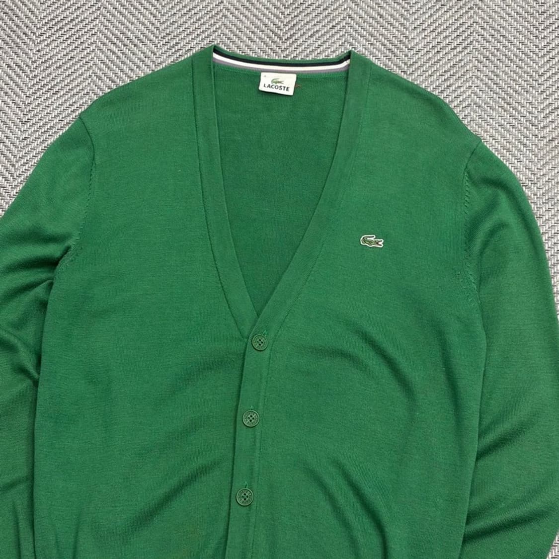 라코스테 코튼 니트 가디건 v1761 상품이미지3