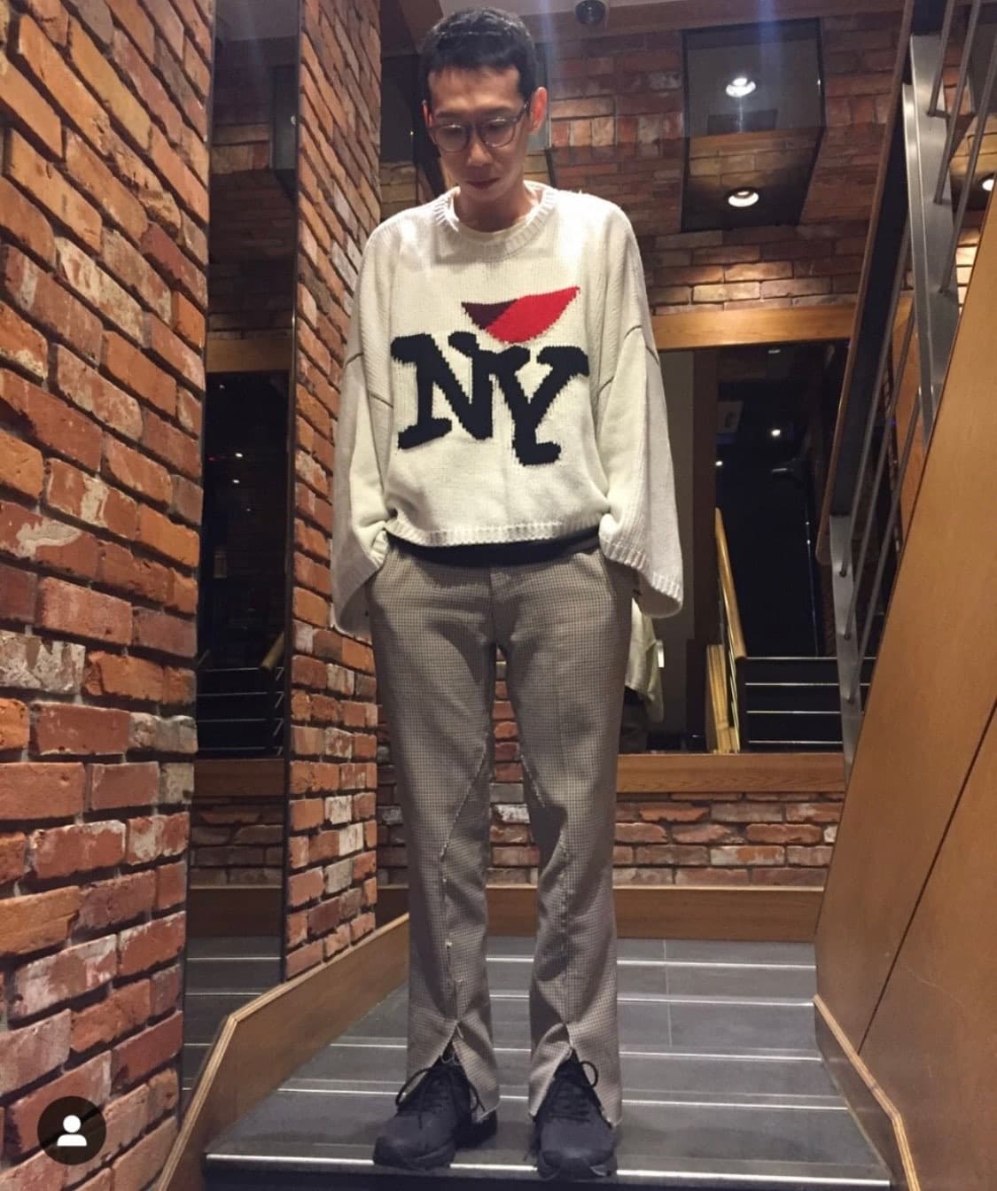 올드파크 슬릿 슬랙스 상품이미지1