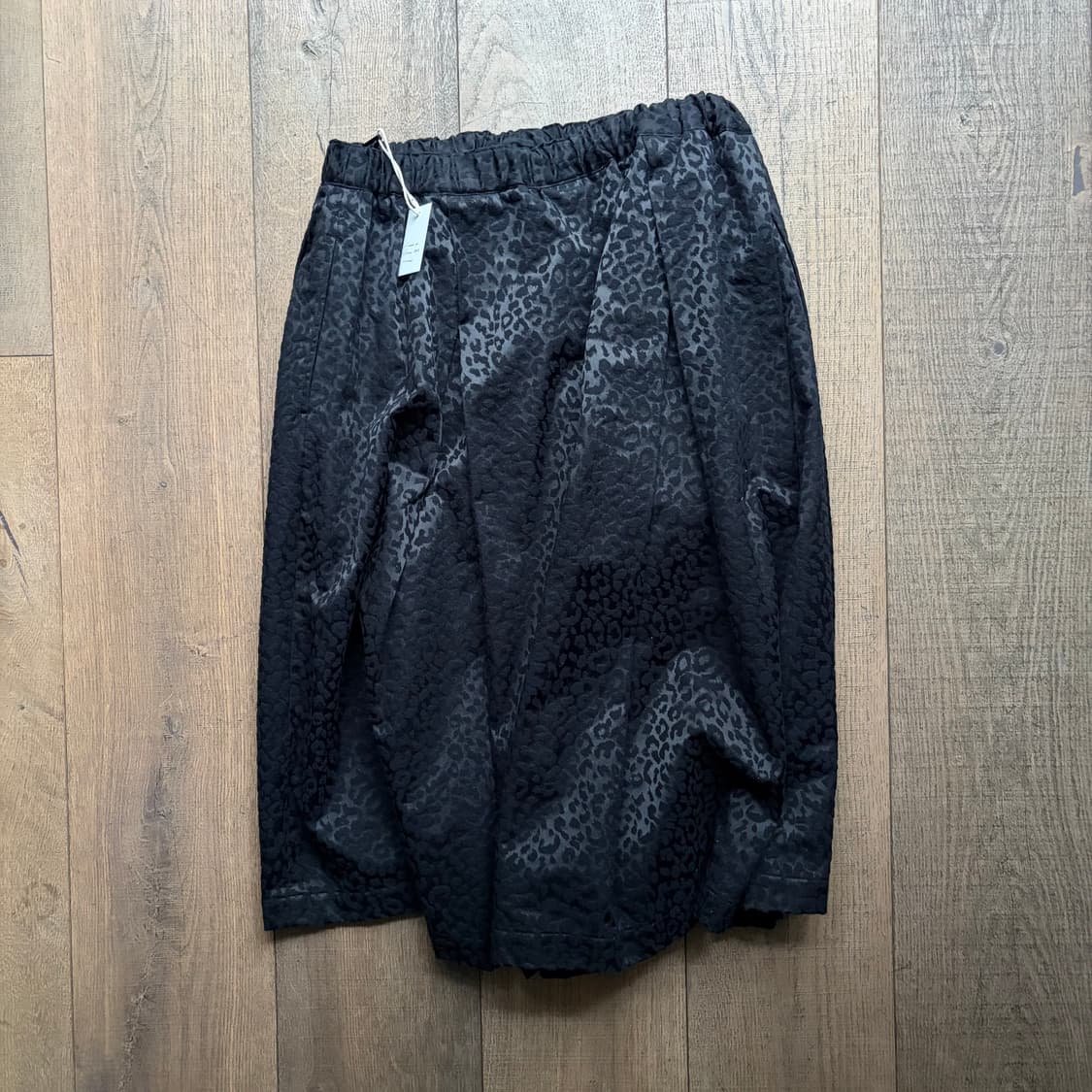 Fluffy Leapard Pattern Pleats Skirt 상품이미지8