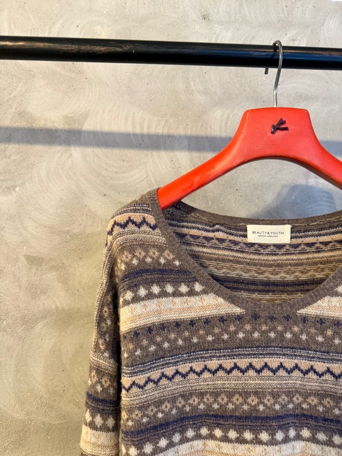 유나이티드 애로우 페어아일 니트 55~66 상품이미지2