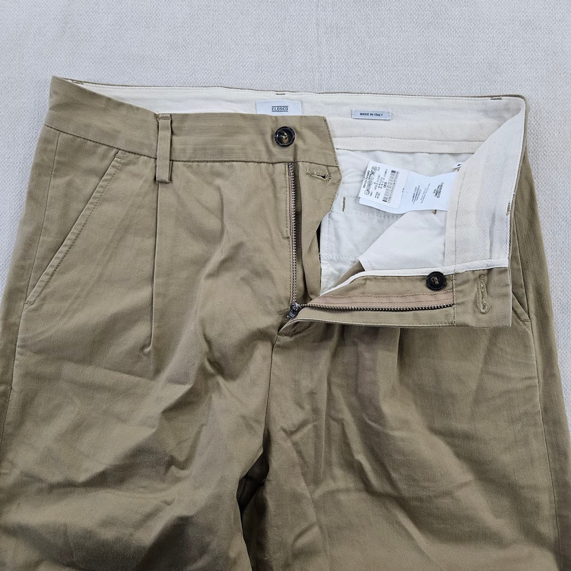 [30] 클로즈드 원턱 베이지 치노 팬츠 0116Y1 상품이미지2