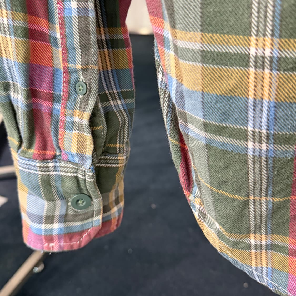 [M] 슈퍼드라이 플란넬 후드셔츠 상품이미지5