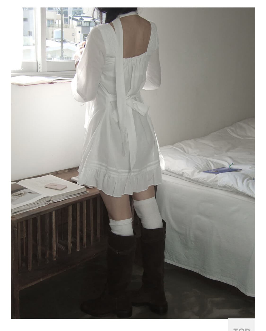 엔젤넘버555 Milky Babydoll Dress 상품이미지2