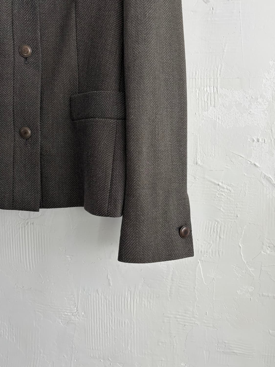 Max Mara 막스마라 딥그레이 투피스 정장 셋업 상품이미지6