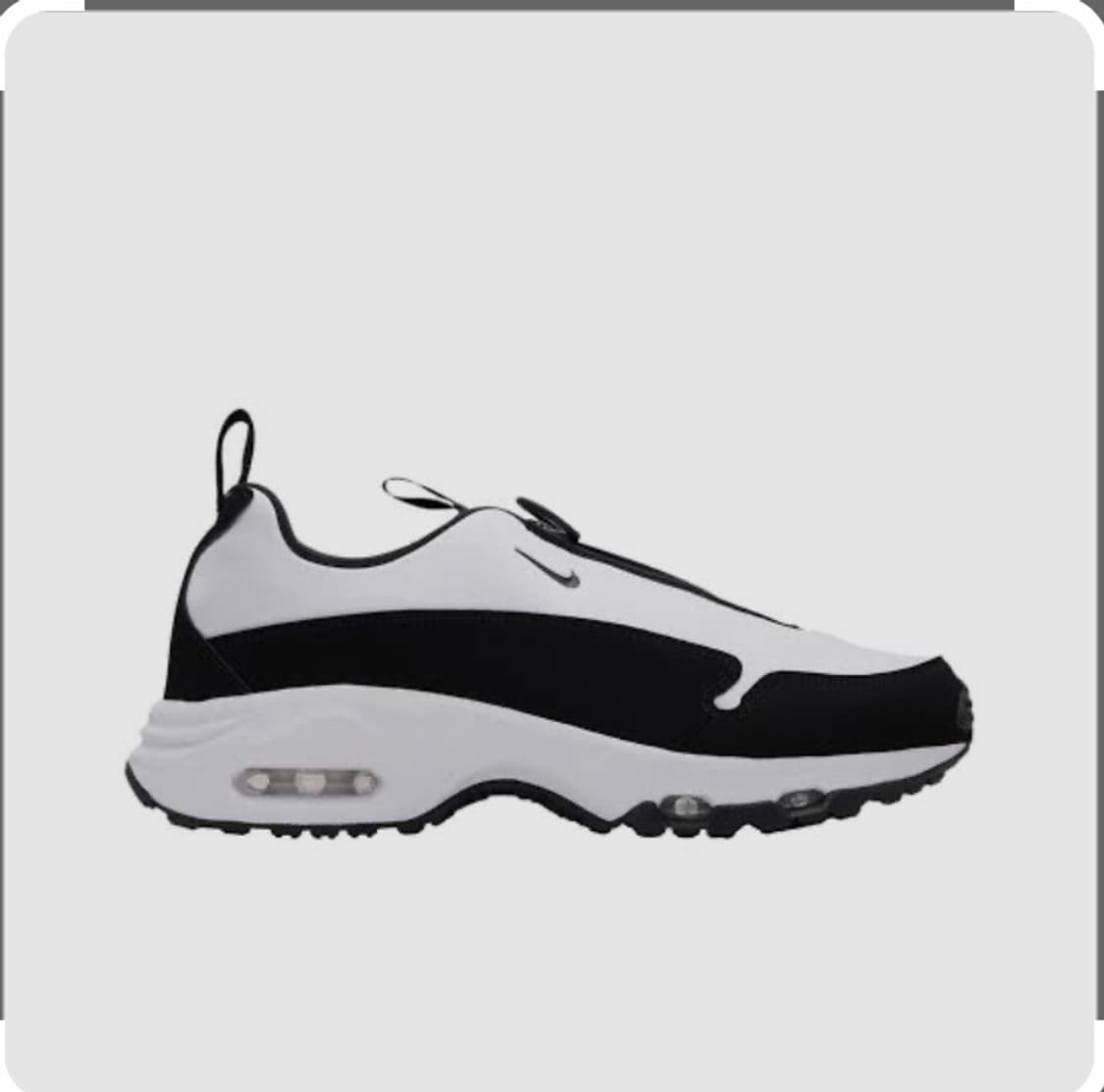 나이키 꼼데가르송 에어맥스 선더 SP 흰검 270 상품이미지1