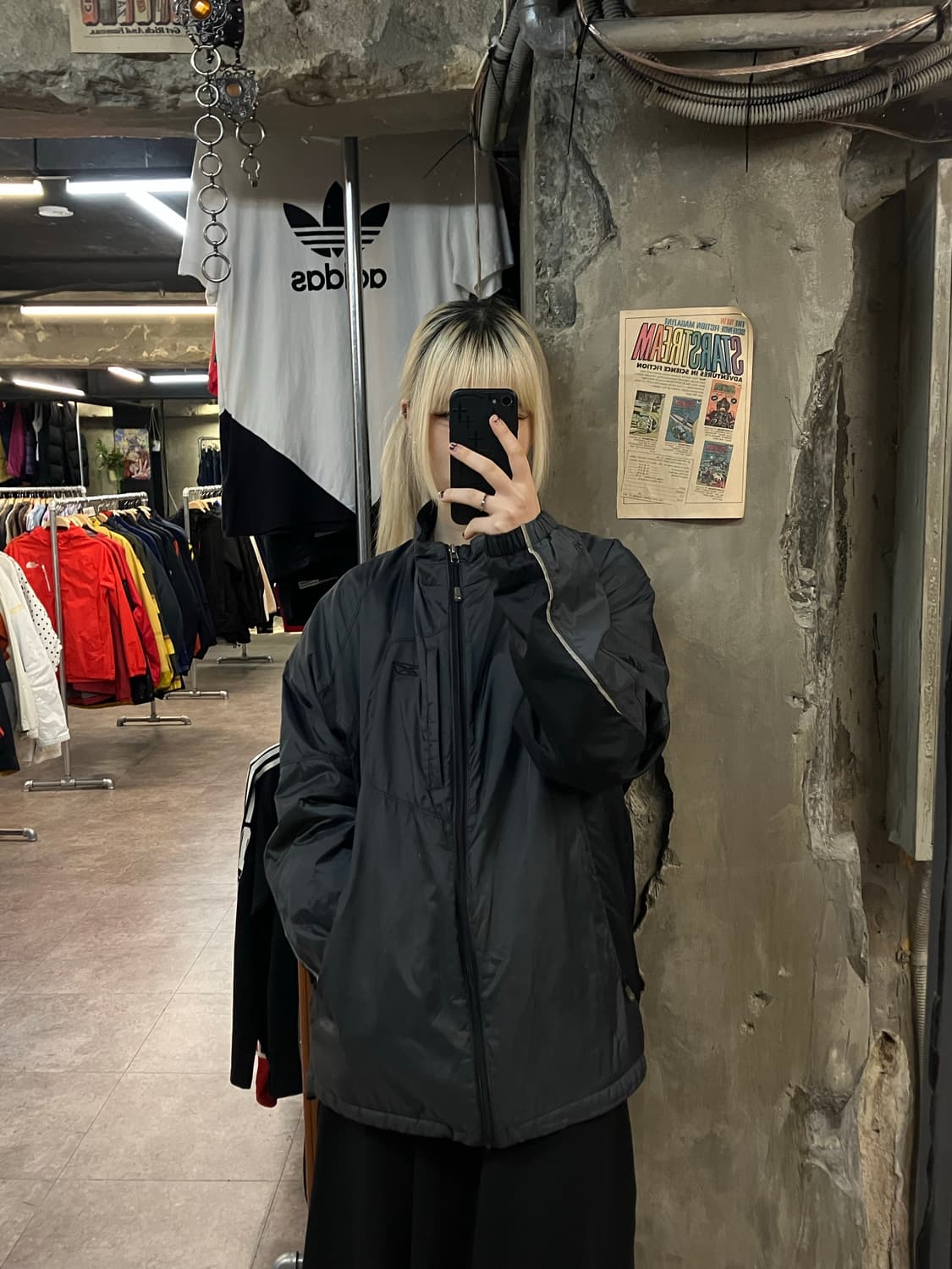 리복 점퍼 차콜 105  #csz2105 상품이미지2