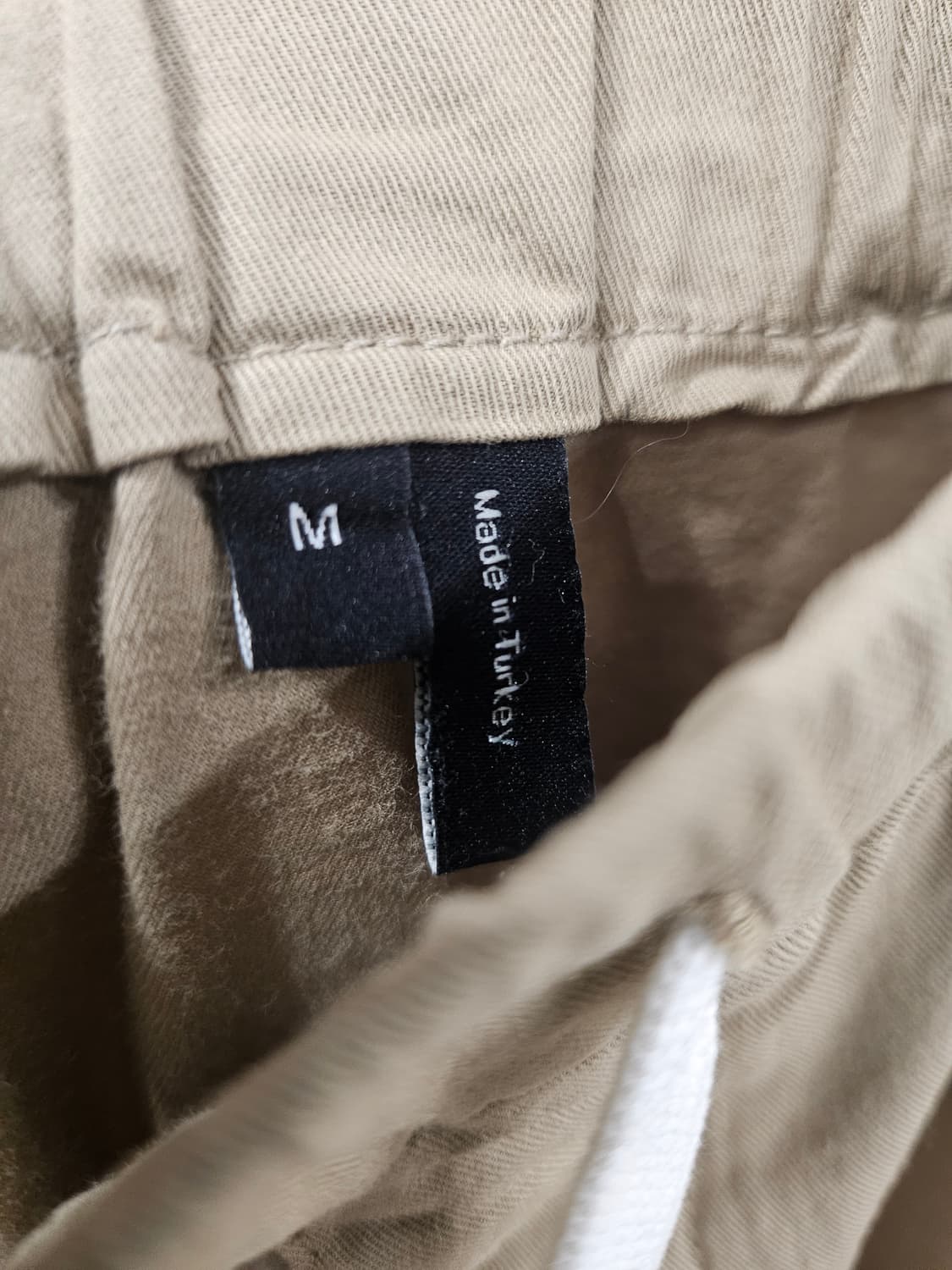 띠어리 베이지 밴딩 네빈스 바지 M 상품이미지5