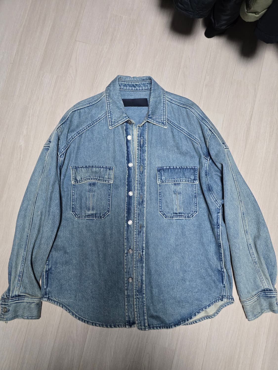 준지 20FW 블루 데님 셔츠 48 상품이미지1