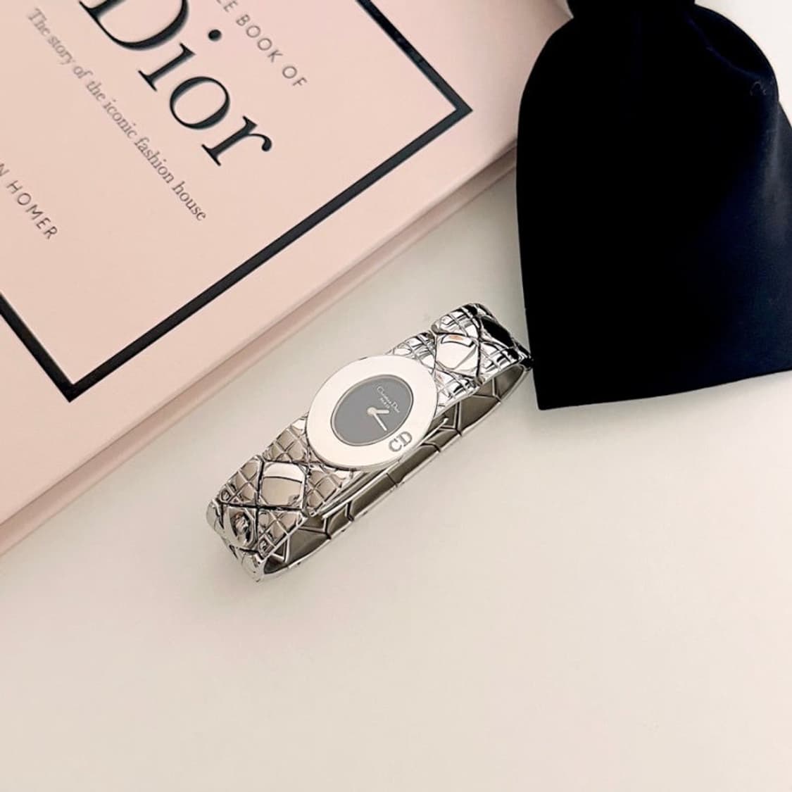 [디올 시계] 디올 레이디 까나쥬 메탈 워치 상품이미지8