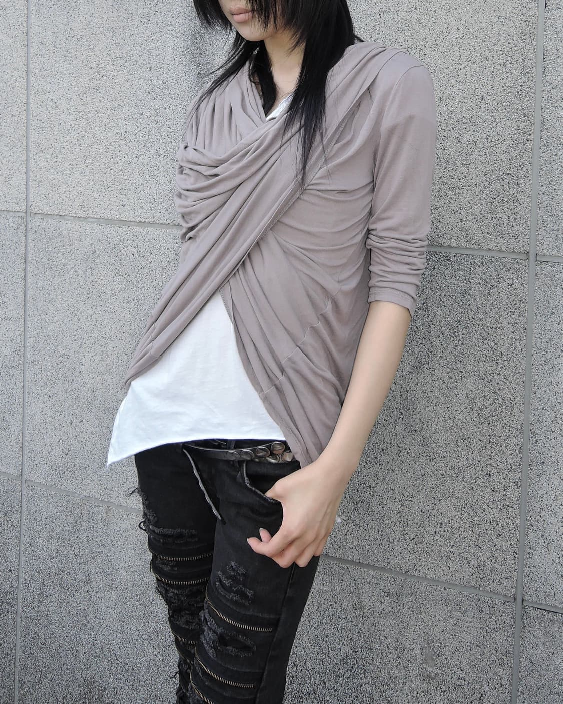 Drape Long Cardigan 상품이미지4
