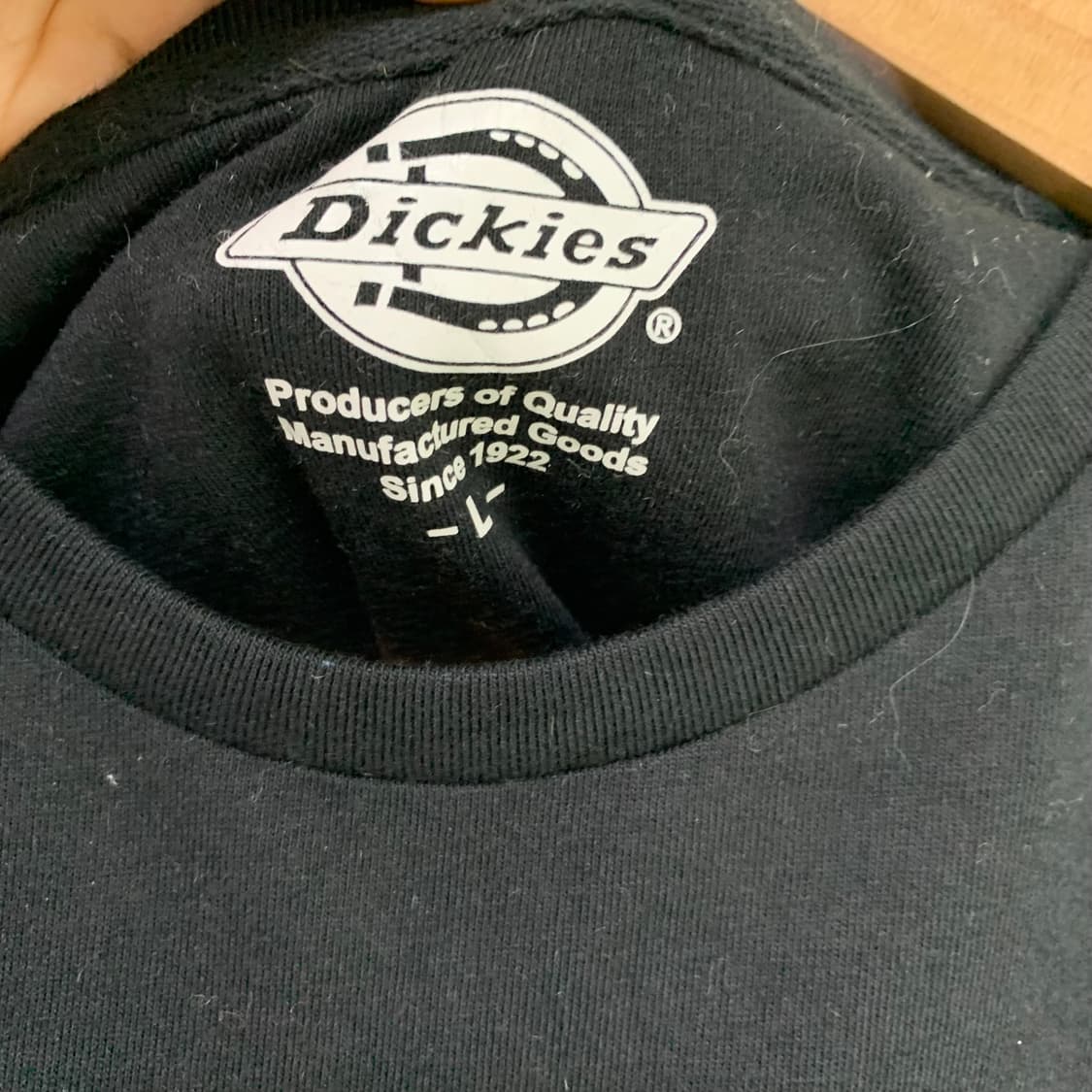 디키즈 로고 프린팅 반팔 티셔츠 블랙 빈티지 여성 L 상품이미지4