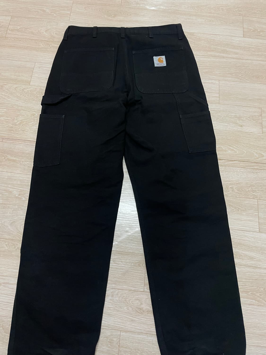 칼하트wip 더블니 팬츠 Black 상품이미지2