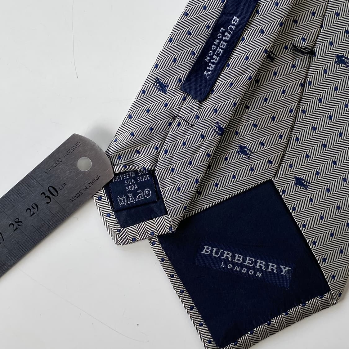 버버리 모노그램 명품 정품 넥타이 (Burberry) 상품이미지5