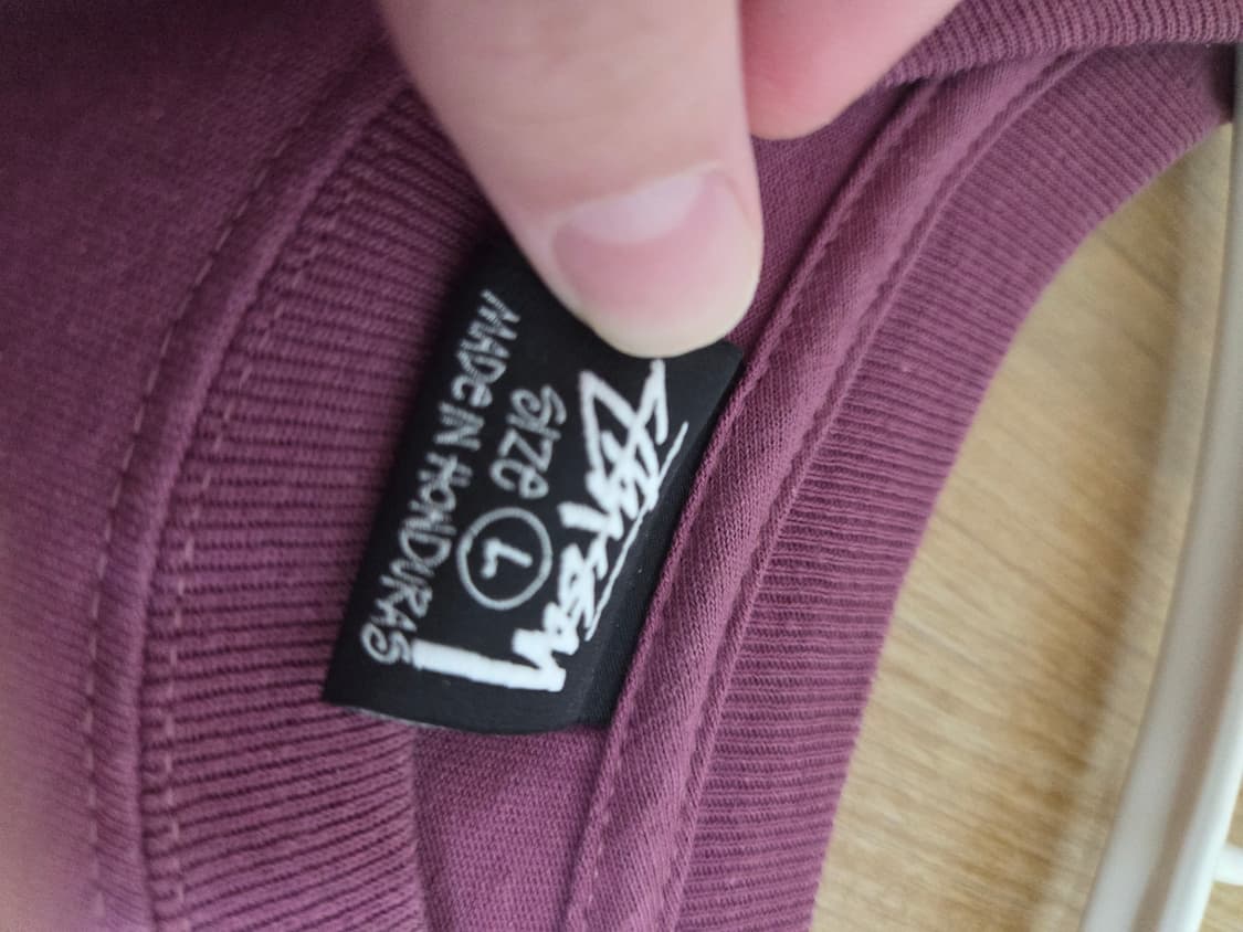 스투시 채인 링크 티셔츠 베리 L사이즈 상품이미지4