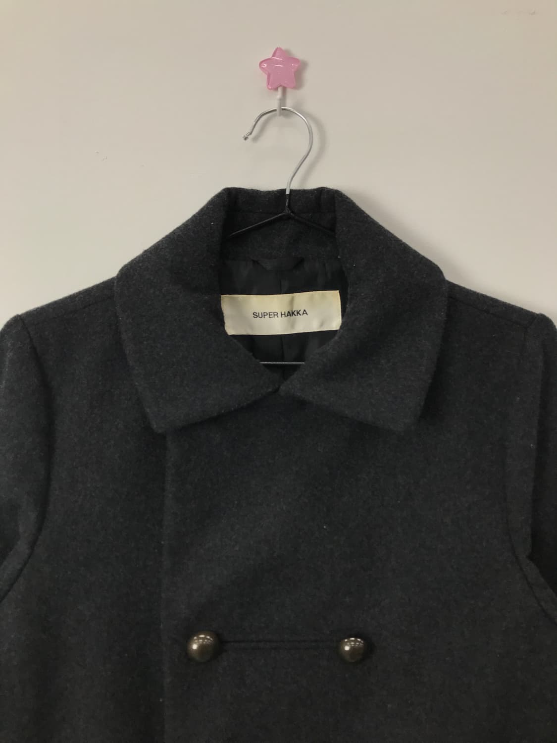 SUPER HAKKA Ribbon & Bell Button Coat 상품이미지7