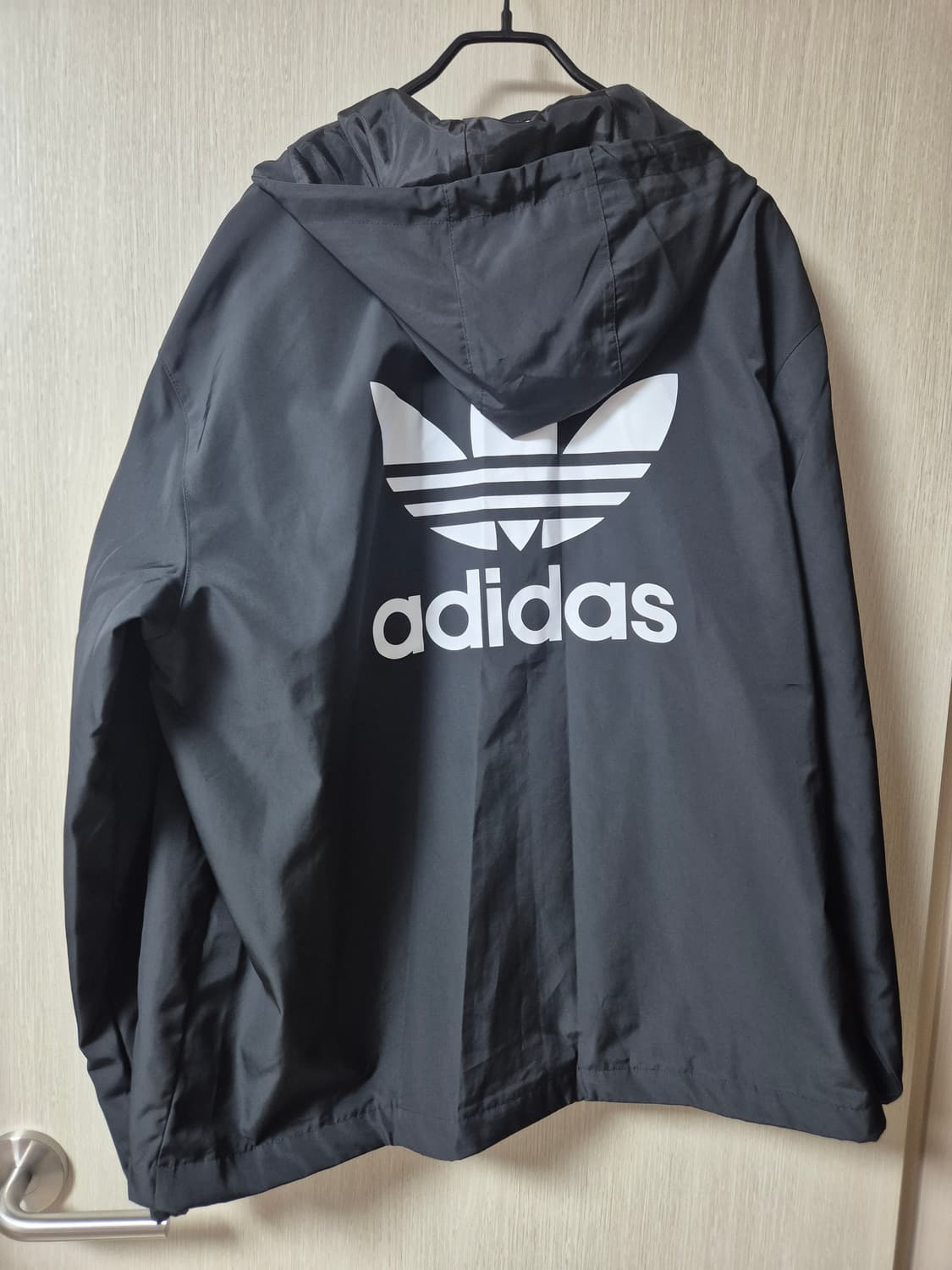 (24년) 아디다스 아디컬러 트레포일 빅 로고 바람막이 후드 자켓 상품이미지3