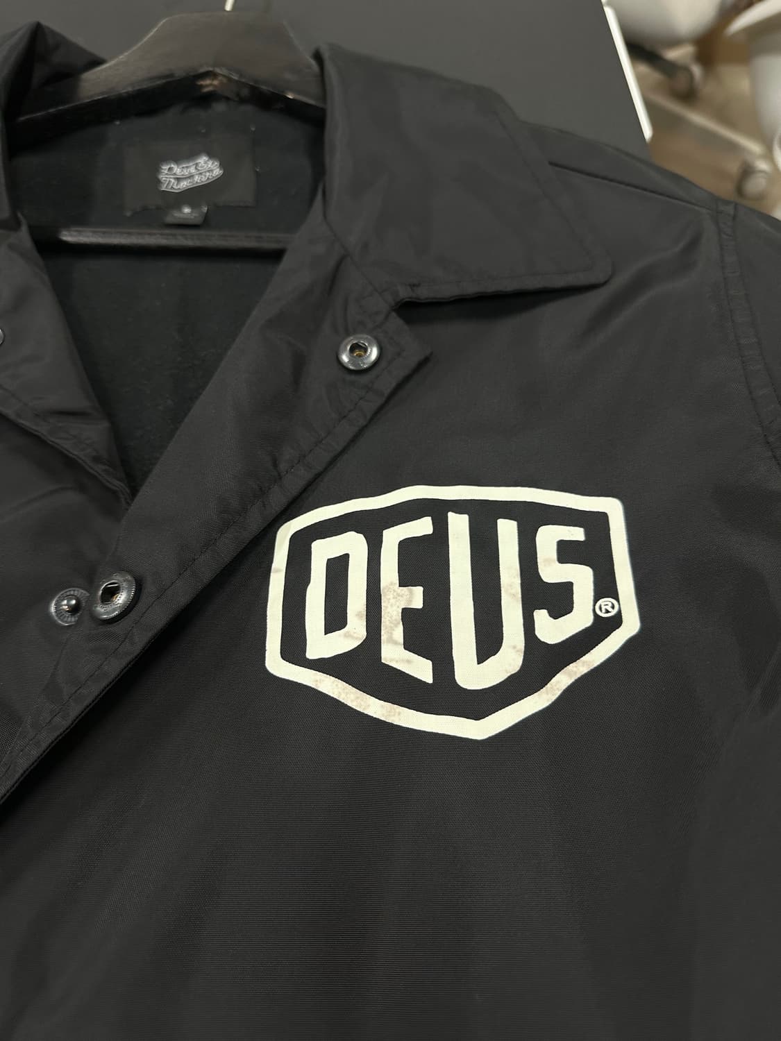 데우스 엑스마키나 코치자켓 블랙 상품이미지7