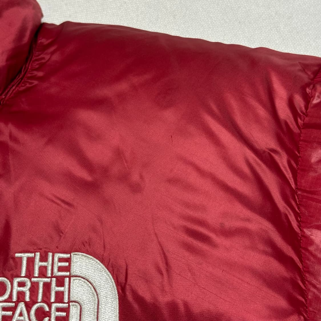 M 노스페이스 써밋 850 SE 레드 유광 구스다운 패딩 상품이미지8