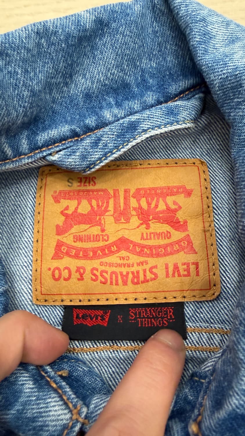 리바이스 X Stranger Things 청자켓 S 상품이미지2