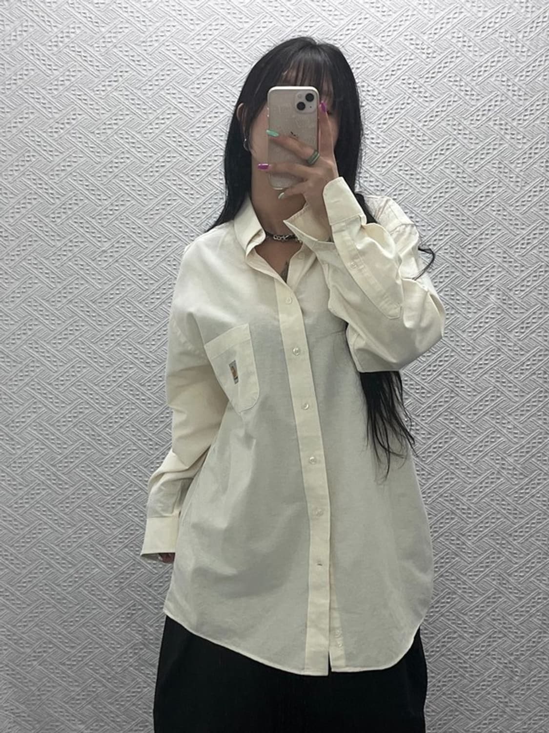 칼하트 빈티지 레트로 원포켓 셔츠 XL C07242 상품이미지2