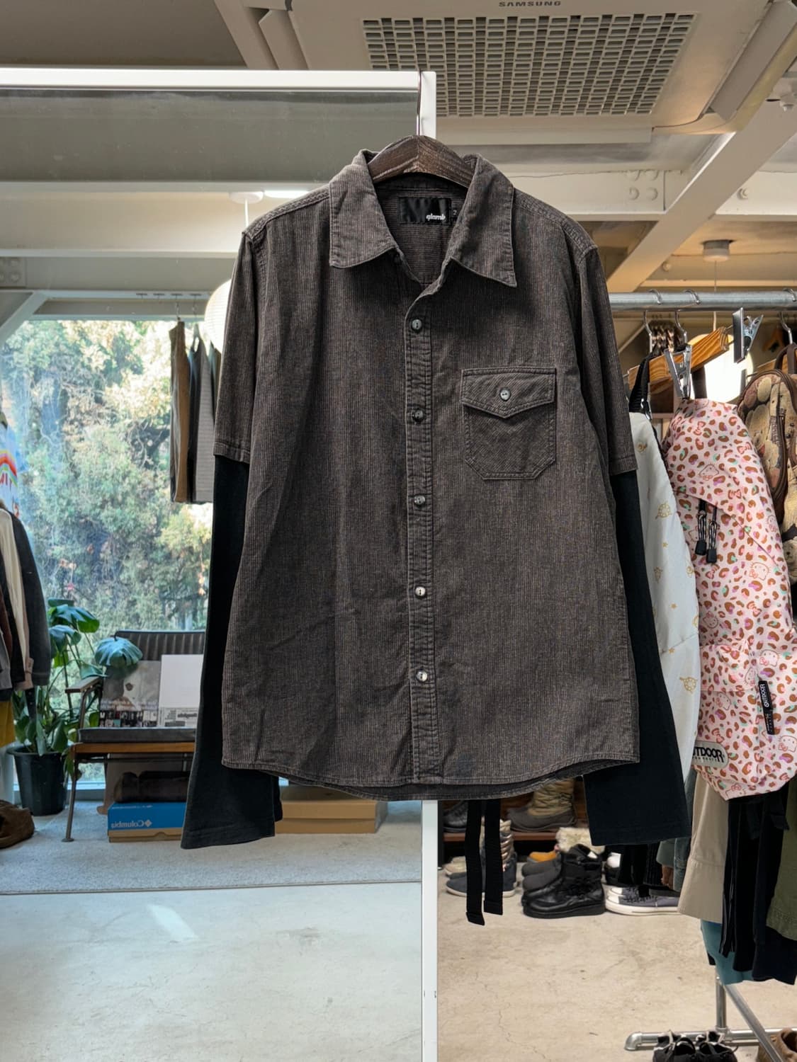 Glamb 레이어드 코듀로이 셔츠 상품이미지3