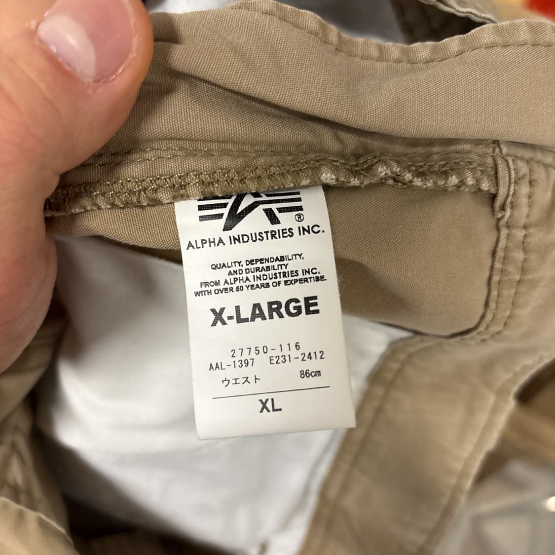 알파인더스트리 유틸리티 멀티포켓 와이드 카고팬츠 데저트베이지 N950 상품이미지9